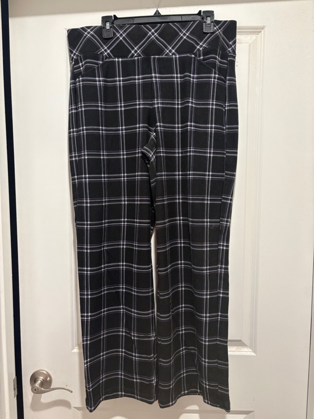torrid Black and White Plaid Wide Leg Pants